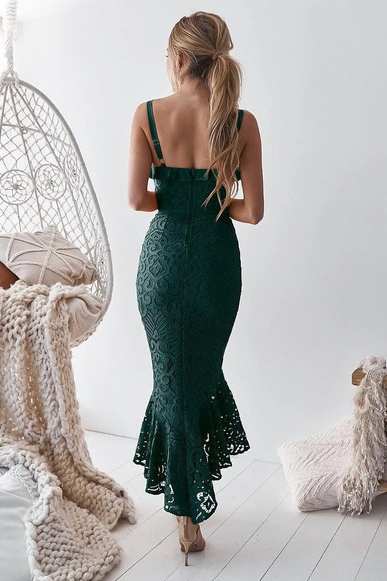 Leanne Dress - Emerald Green